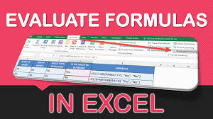Evaluate Formulas Step By Step In Excel Myexcelonline Excel Formula Excel Microsoft Excel Tutorial