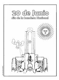 Cada 20 de junio celebramos el día de la bandera para honrar a su creador, el general manuel belgrano, figura heroica de nuestra patria, quien falleció el 20 de junio de 1820. Colorear Tus Dibujos Colorear Dia De La Bandera Argentina