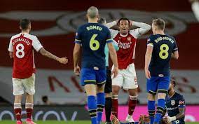 The fastest live score website on the internet. Gabriel Shown Red Card As Arsenal Reduced To 10 Men Again In Draw With Southampton