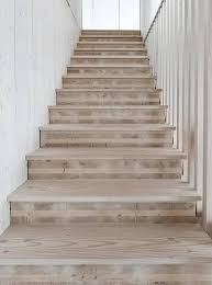 White Wooden Staircase Scandinavian Style Decoist Stairs Design House Elements Stairs