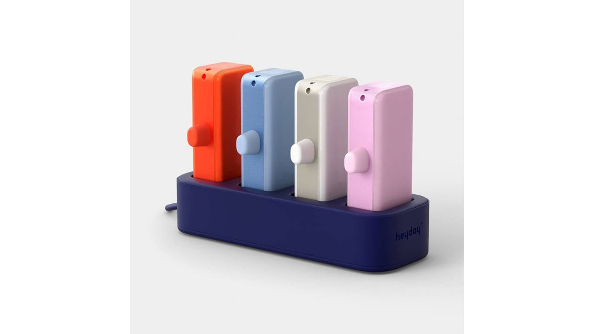 heyday 4200mAh Multihub Base with 4 Power Banks