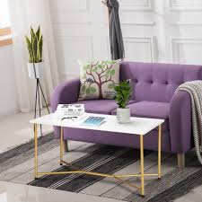 Check out our coffee table legs selection for the very best in unique or custom, handmade pieces from our furniture shops. White Waterproof Square Tabletop Golden Table Legs Iron Coffee Table 8 X 10 On Sale Overstock 32118914