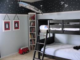 Star Wars Bedroom For Boys With Bunk Bed And Murals Star Wars Bedroom Star Wars Bedroom Decor Star Wars Kids Bedroom