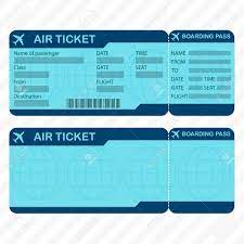 Gute gründe, flugtickets bei omio zu buchen. Vorlage Fur Fluglinie Oder Flugticket Ausfuhrlicher Bordkartenfreier Raum Und Flugticketvektorillustration Lizenzfrei Nutzbare Vektorgrafiken Clip Arts Illustrationen Image 97932368