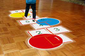 3d floor sticker 3d wall sticker 3d poster 3d pavement sticker 3d street painting 3d sticker 3d floor graphics 3d floor. Hopscotch Vinyl Floor Sticker Graphic