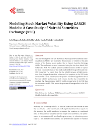 Find market predictions, bel financials and market news. Pdf Modeling Stock Market Volatility Using Garch Models A Case Study Of Nairobi Securities Exchange Nse