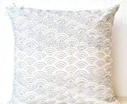 Find throw pillows & throw blankets at wayfair. White Throw Pillow Silver White Pillow Beads Pillow Etsy Silver Pillows Beaded Pillow Hand Embroidered Pillows