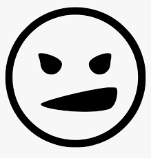 Get our best photos weekly. Angry Hell Devil Smile Smiley Straight Face Black And White Hd Png Download Transparent Png Image Pngitem