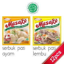 Masukkan serbuk kunyit dan serbuk cili dan gaul rata. 12 Pcs Masako Serbuk Pati Ayam Lembu 11gram Shopee Malaysia