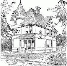 Nice little town 8 (adult coloring book, coloring pages pdf, coloring digital pages printable, for stress relieving, for relaxation). New Coloring Page Victorian House Coloring Pages Az Coloring Coloring Home