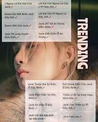 Làm cái chi mà xu hướng lắm thế Jack, nhường bớt lại cho người khác với 😁  #01NgoaiLe #JackJ97 #Jack #J97