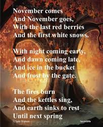 Hello November By Jum Jum Aline Month Of November Just Because Autumn Quotes Autumn Poems Seasons
