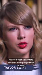 Taylor Swift describes herself in 3 words — imaginative, smart &  hard-working. Media teaches young girls it’s more important to be edgy,  sexy & cool. Wrong message. #taylorswift #taylorswiftinterview ...