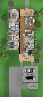 A color floor plan not only shows the scale, but also presents the color so that it's more vivid to view. Floor Plan 2d Digital Color Furnished Artistic Visions
