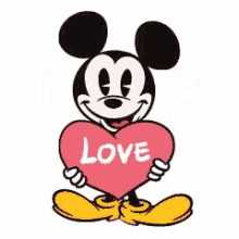 Mickey Mouse Love Gifs Tenor