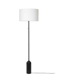 Alt fra plisse til stof og det i mellem. Gravity Gulvlampe Sort Stal Hvid Skaerm Gulvlamper Lysmesteren Dk