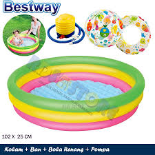 Katalog harga promo juga selalu menyiapkan informasi terhangat bersangkutan dengan beragam katalog promo terbaru, promo jsm terbaru. Intex Kolam Renang Anak Bestway Kolam Mandi Bola Set Ban Bola 86cm X 25cm Shopee Indonesia