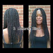 Small Mid Back Length Rope Twists Using X Pression Braiding Hair Www Anaturalallure Com Braided Hairstyles Hair Styles Small Box Braids