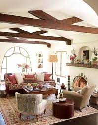 Spanish Style House Makeover By Kathryn Ireland House Beautiful Spanish Style Homes Spanish Decor Cozy Living Room Design