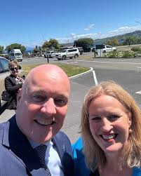 With a special guest in Taupō today!