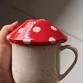 Mushroom Lidded Mug Clay Hand Building Class