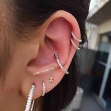 Double Helix Piercing C Earings Piercings Cute Ear Piercings Double Helix Piercing