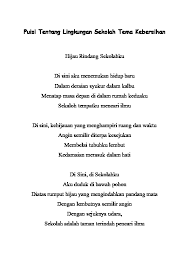 Contoh Syair Tentang Kebersihan Lingkungan Cikimm Com