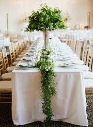 comment decorer le centre de table mariage centre de table mariage table mariage mariage verdoyant