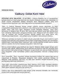 Foreign halal certification body (fhcb). Segala Yang Anda Perlu Tahu Mengenai Isu Dna Babi Dalam Coklat Cadbury