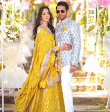 Yellow Wedding Outfit Couple Wedding Dress Wedding Outfit Bridal Dress Fashion