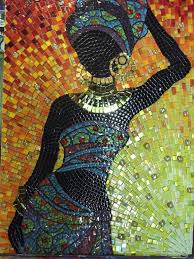 Mosaic By Craft At Fourways Student No Tutoring This Time Only Guidance On Grouting Colour Fantastic Piece Or Work Mosaic Art Mosaic Portrait Mosaic Artwork