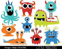Monster Clipart Monsters Clip Art Birthday Clipart Monster Etsy Monster Clipart Cute Monsters Birthday Clipart