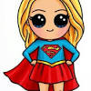 Learn how to draw cute supergirl from dc super hero girls easy, step by step drawing lesson tutorial. 1