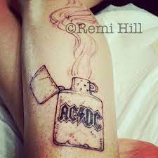 Remi Hill Acdc Zippo Tattoo Wip Http Remihill Com Acdc Tattoo Acdc Tattoo Ideas Zippo Tattoo