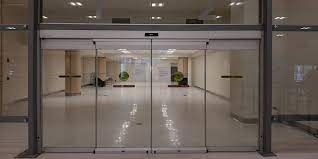 Double sliding glass barn doors Commercial Sliding Glass Entrance Doors Assa Abloy