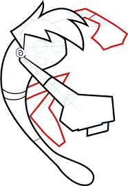 Draw eyebrows, eyes, nose and mouth on your face. How To Draw Danny Phantom With Simple Step By Step Drawing Tutorial How To Draw Step By Step Drawing Tutorials