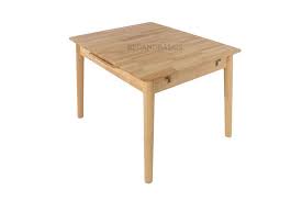 The rustic kitchen you've always dreamed of is in reach with saracina home's 52 distressed solid wood dining table. Hina Extension Solid Wood Dining Table Only Dining Room Furniture Furniture Sg Bedandbasics