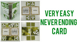 How to make endless card. Very Easy Never Ending Card Mixed Up Craft