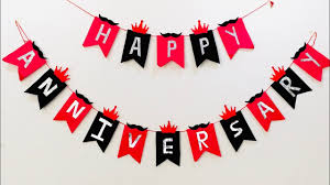 Happy anniversary sign, add year, embossed cream and gold banner, anniversary celebration, anniversary party decoration, happy 40th, 50th. Perfect Color Combo For Crafting The Best Anniversary Banner Littlelioness