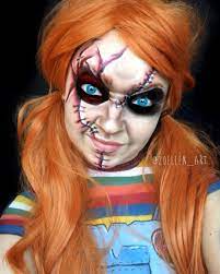 Chucky Makeup Chucky Doll Amazing Halloween Costumes Chucky Makeup Doll Makeup Halloween