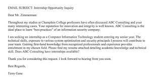 Application for internship example cover letter. Sample Email Cover Letters Examples How To Write And Send