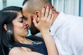 bright and cheerful bo kaap engagement shoot