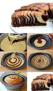 Zebra Cake Impress Your Friends With A Tasty Cake Cake Recipes Marble Cake Recipes Desserts