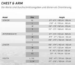 Arm Brustschutz Bauer Supreme S27 Junior S18 L 1053283 3