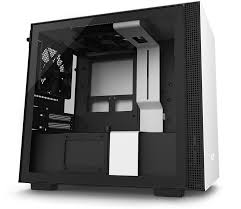 Nzxt H210 Mini Itx Pc Gaming Case Front I O Usb Type C Port Tempered Glass Side Panel Cable Management System Water Cooling Ready Radiator Bracket Steel Construction