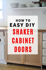 This post will show you how to make beautiful kitchen cabinet doors. Diy Easy Raised Panel Shaker Cabinet Doors Diy Cabinet Doors Shaker Style Cabinet Doors Shaker Cabinet