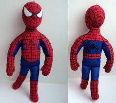 How To Sew A Spiderman Soft Toy Sewing Pattern Kak Sshit Igrushku Spajdermen Vykrojka Doll Sewing Patterns Soft Sculpture Dolls Spiderman