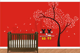 Hello and welcome to miracle art prints! Mickey Mouse Minnie Mouse Wall Decal Wall Vinyl For Children S And Infants Playroom Or Bedr Minnie Mouse Wall Decals Disney Bedrooms Minnie Mouse Bedroom