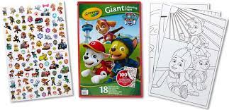 Check spelling or type a new query. Crayola Paw Patrol Giant Coloring Pages Drawing Sketch Pads
