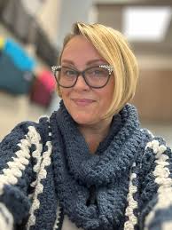 Matching hexi sweater and scarf set